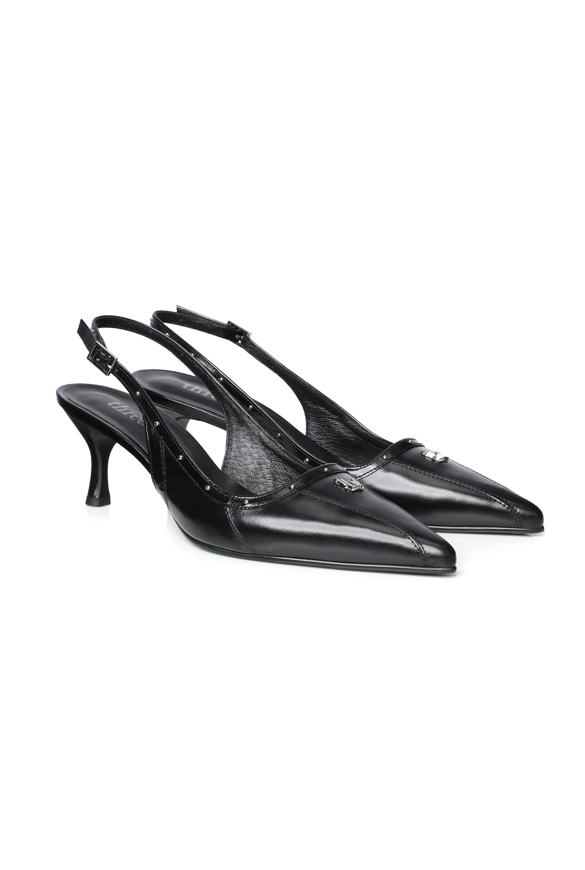 Classic logo slingback