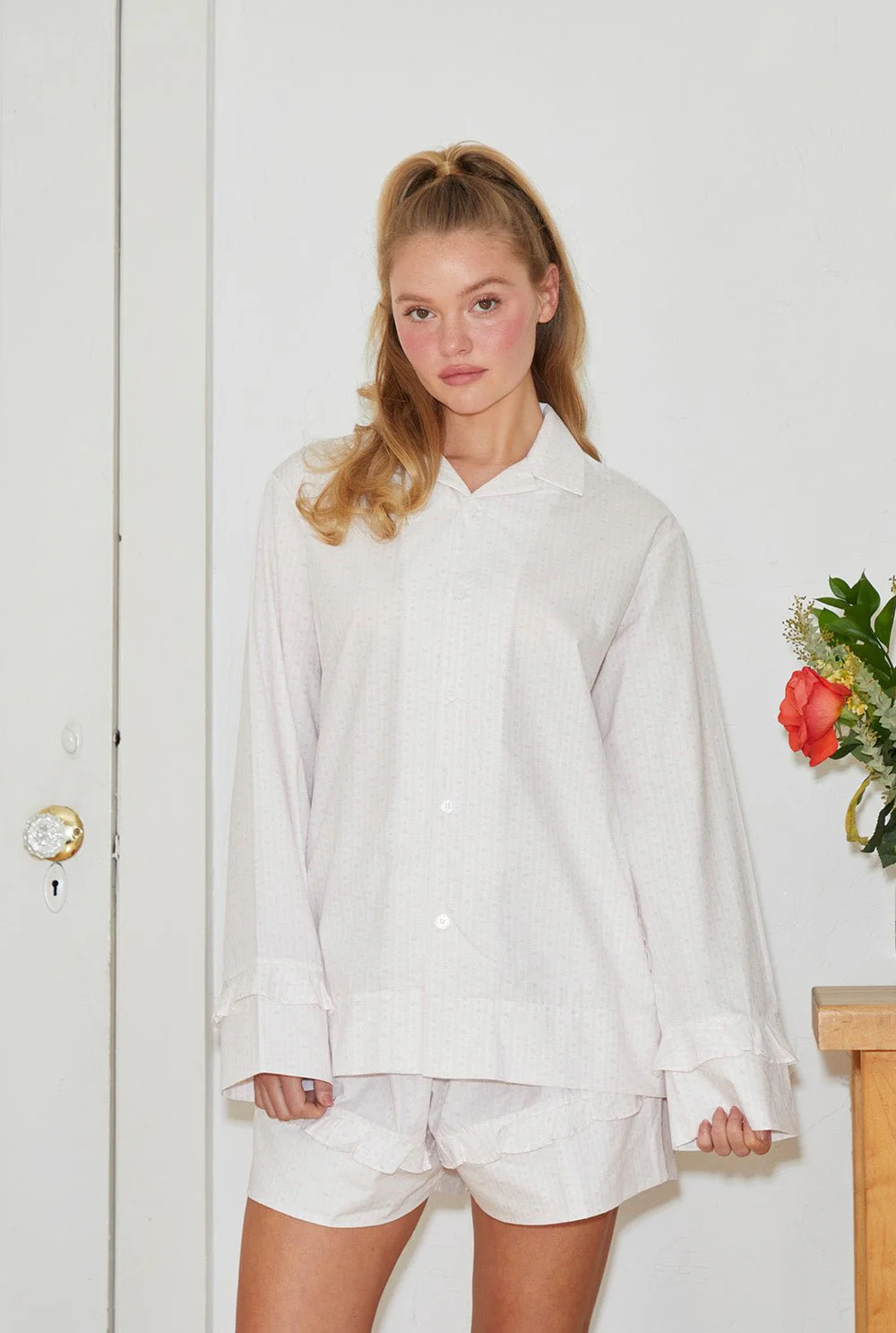 Cotton pajama shorts - Image 5
