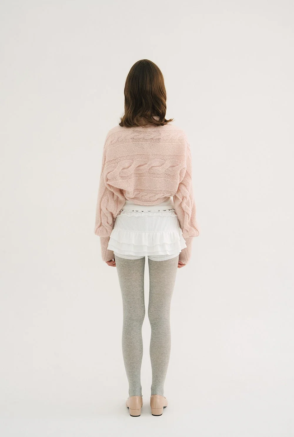 Creamy knit bolero - Image 4