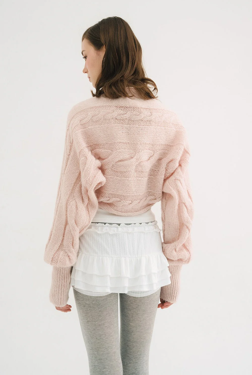 Creamy knit bolero - Image 9
