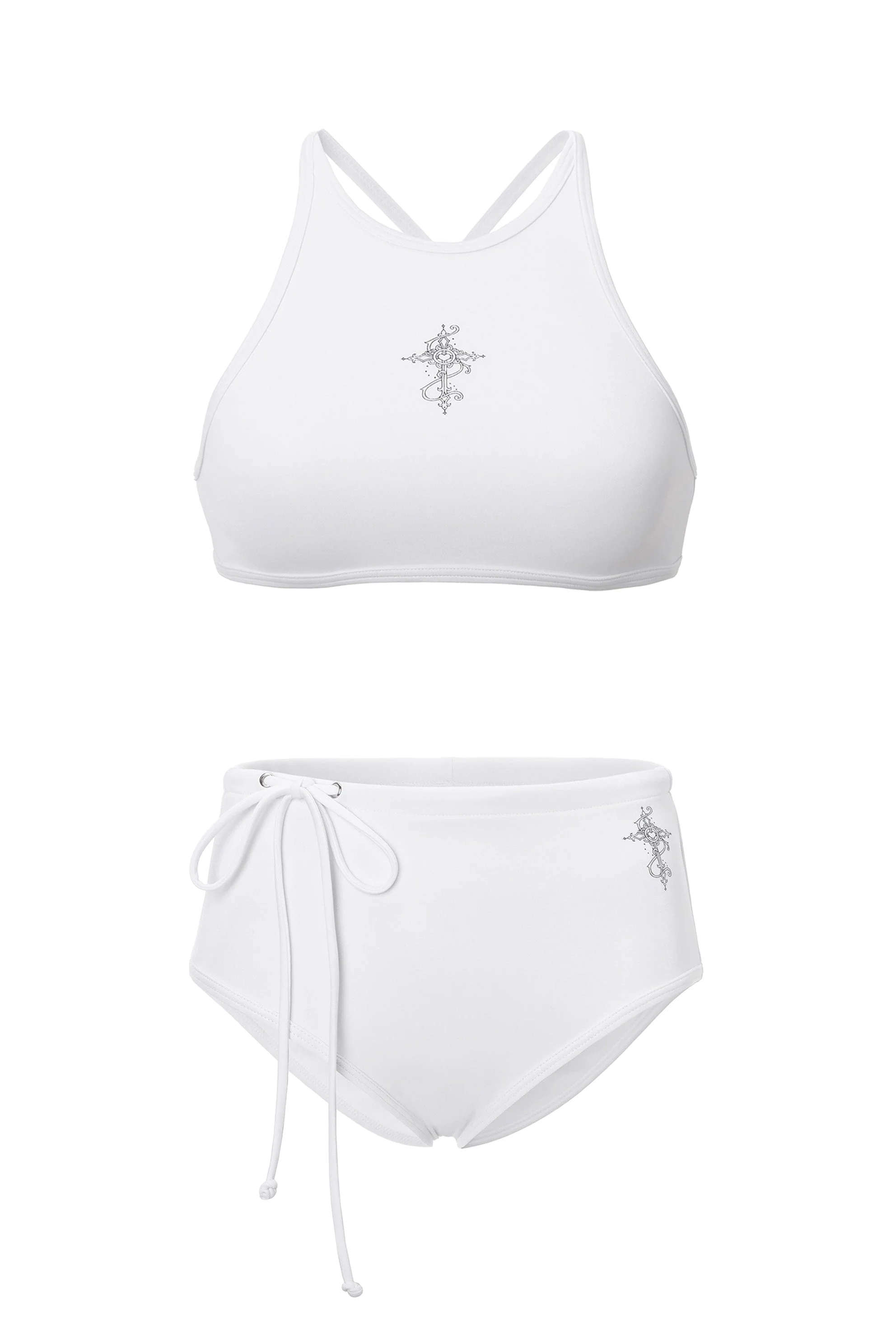 Cross tattoo tank bikini