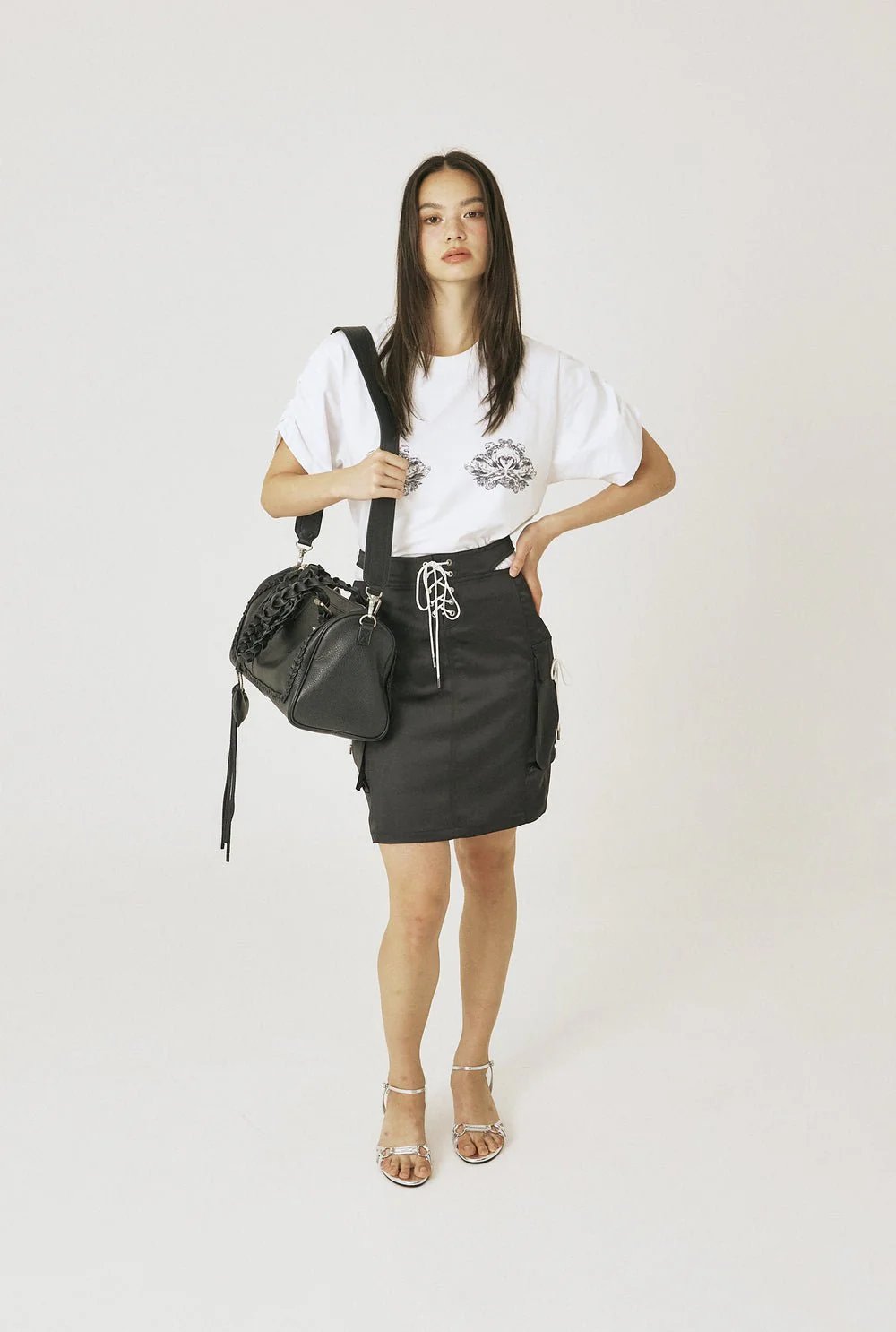 Cut-out flap skirt - Image 3
