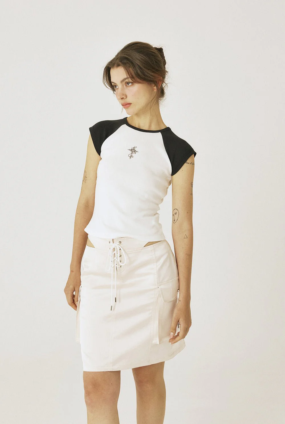 Cut-out flap skirt - Image 3