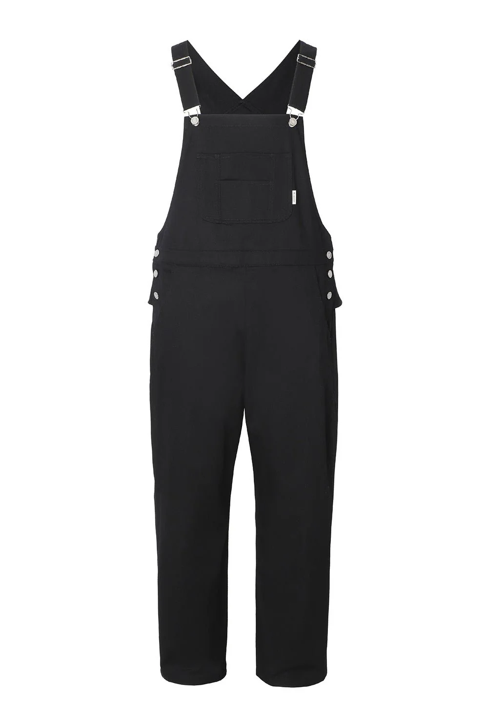 Frill baggy overalls