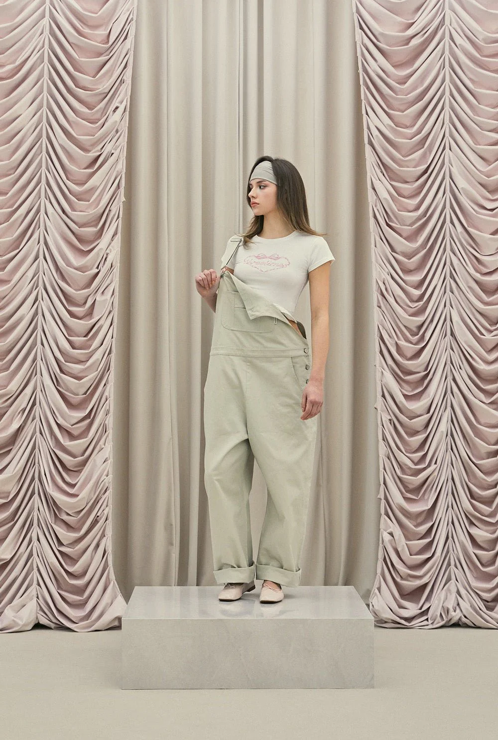 Frill baggy overalls - Image 12
