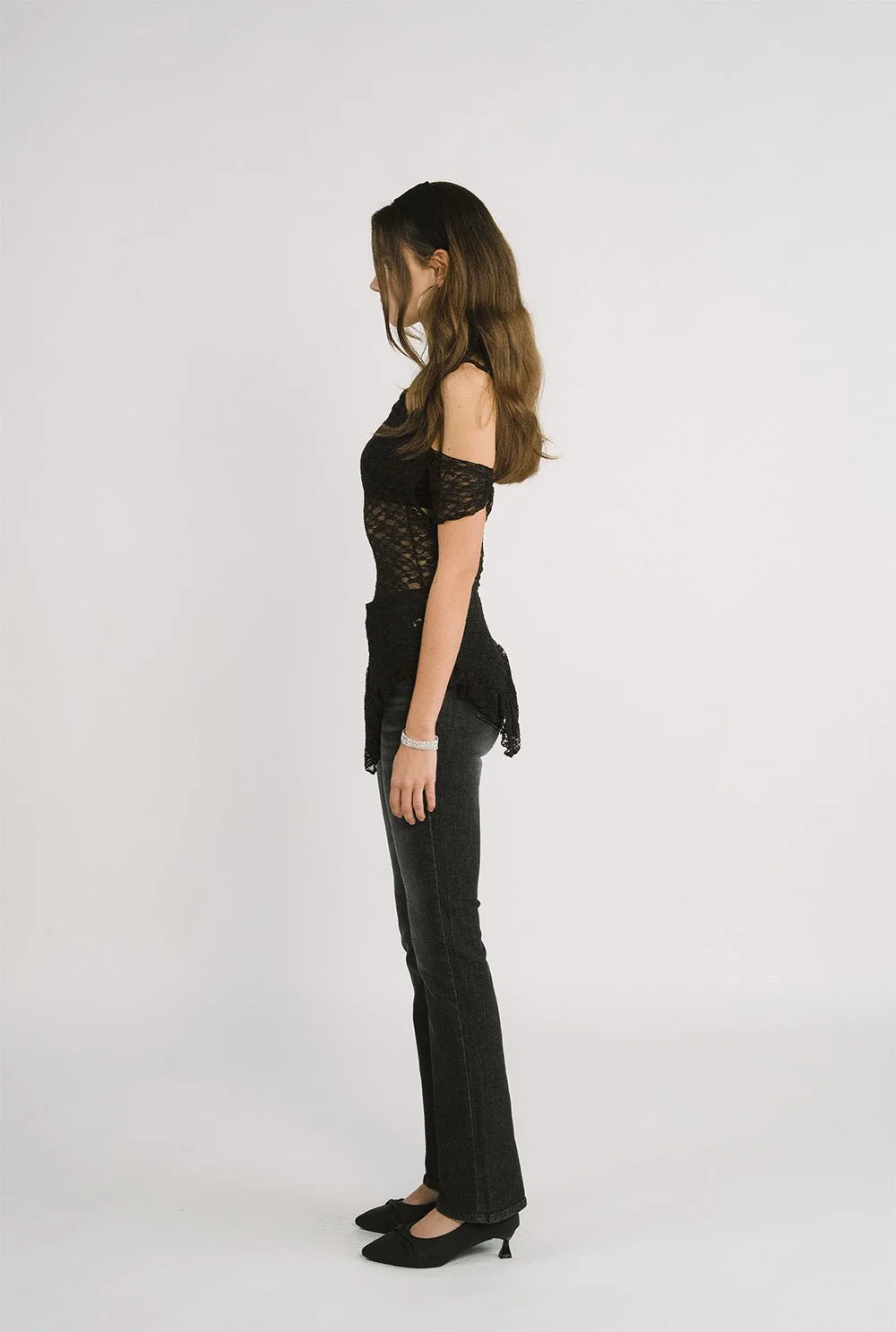 Lace drape top - Image 3