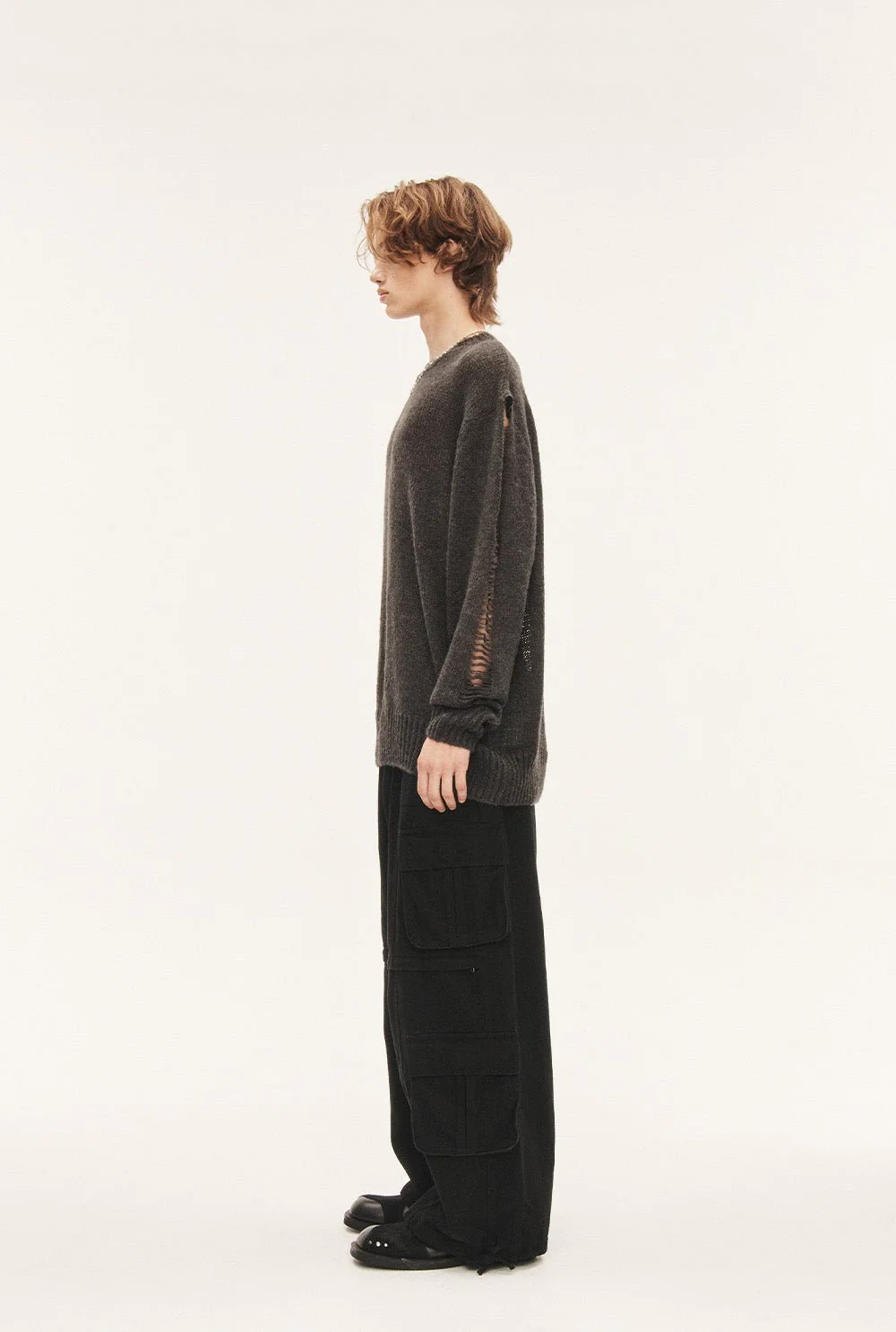 Loose olive top - Image 3