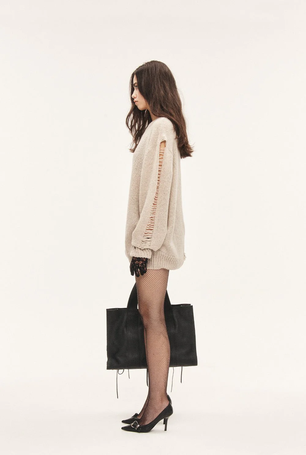 Loose olive top - Image 3