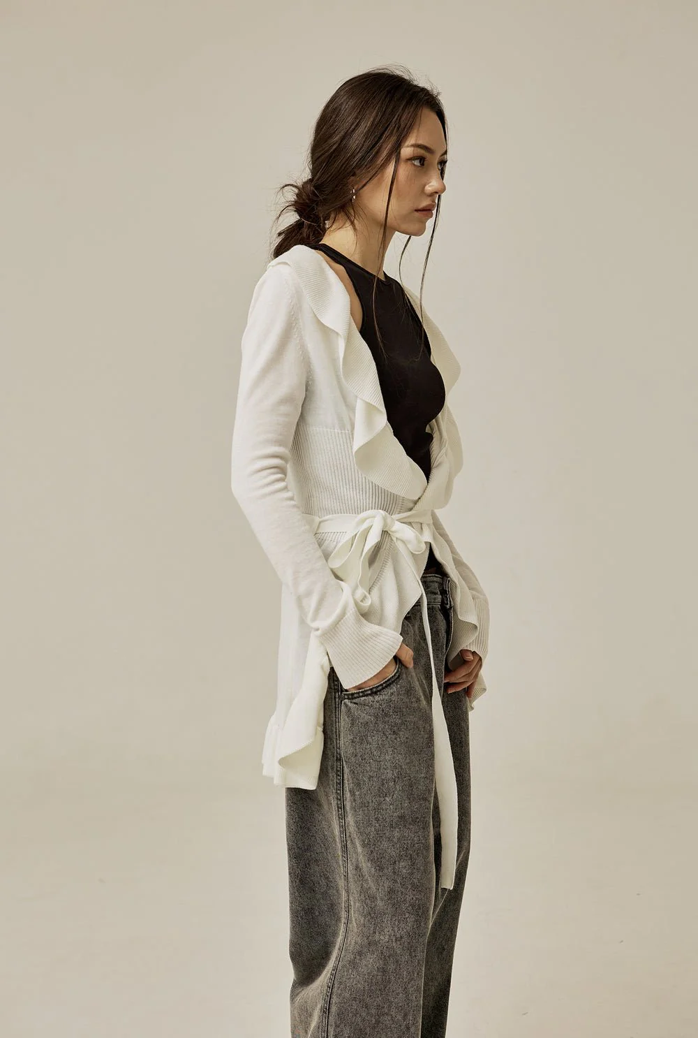 Maple ruffle cardigan - Image 3