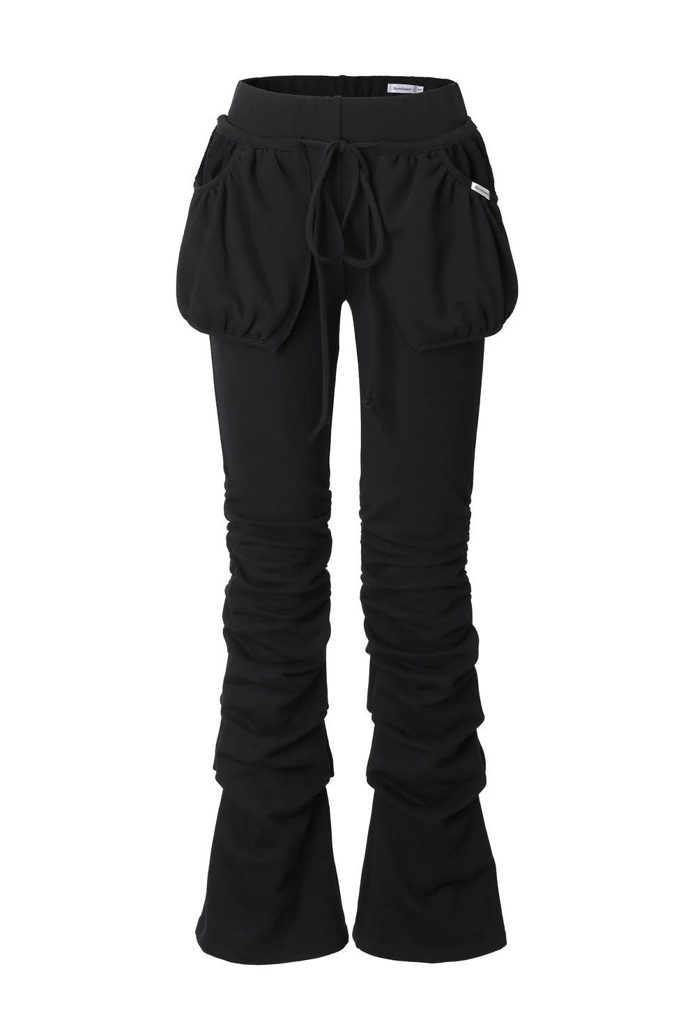 Pocket shirring pants