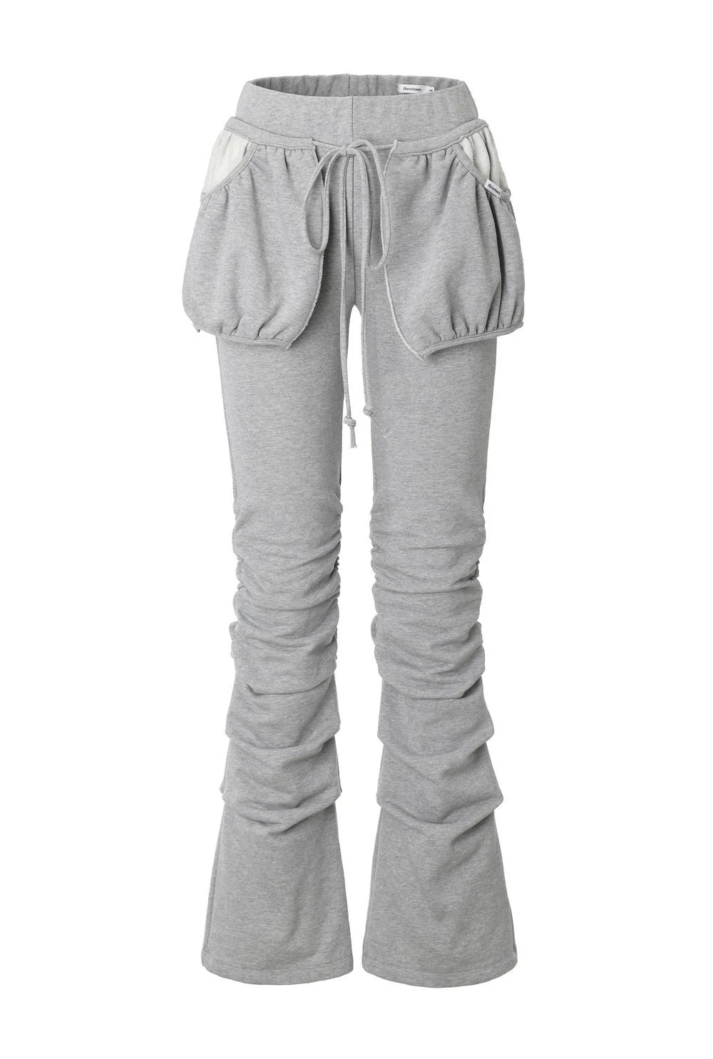 Pocket shirring pants