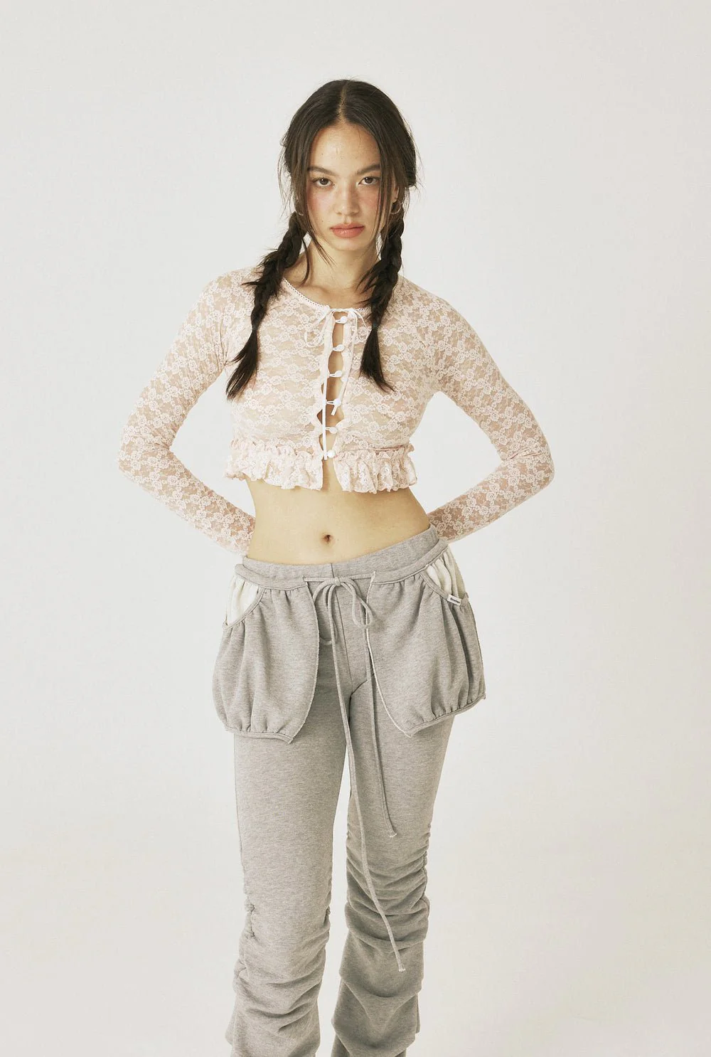 Pocket shirring pants - Image 4