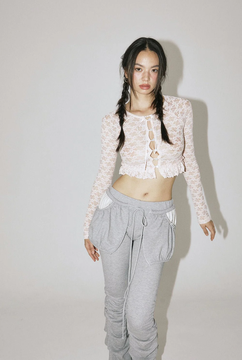 Pocket shirring pants - Image 9