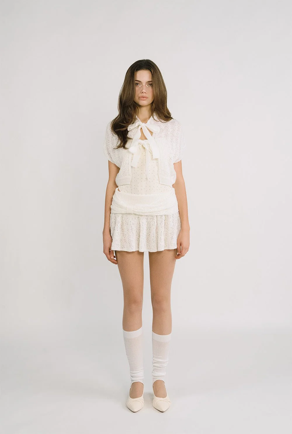Ribbon cape cardigan - Image 2