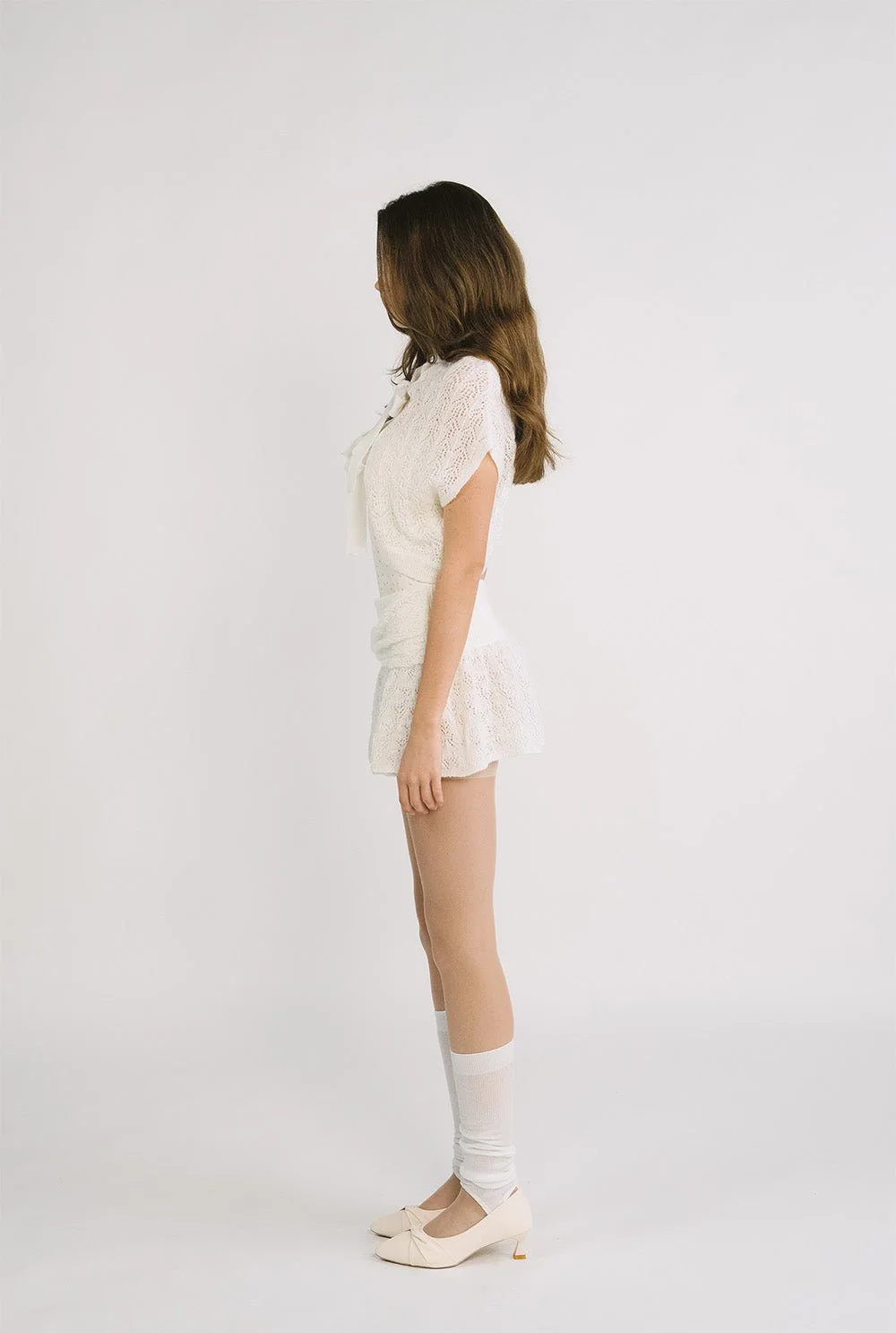 Ribbon cape cardigan - Image 3