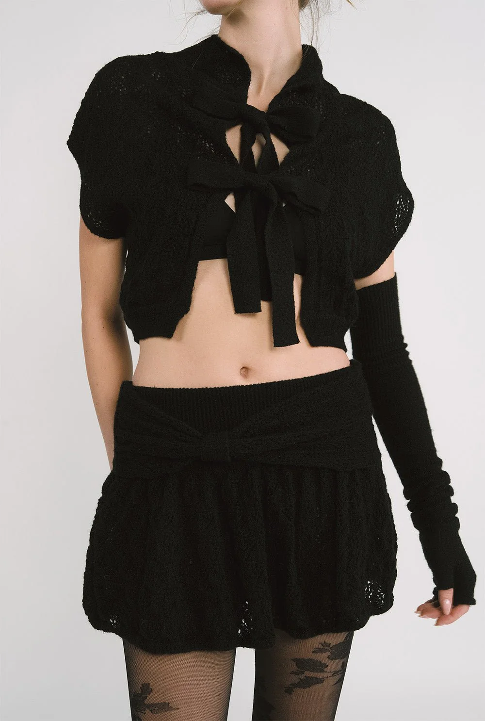 Ribbon cape cardigan - Image 10