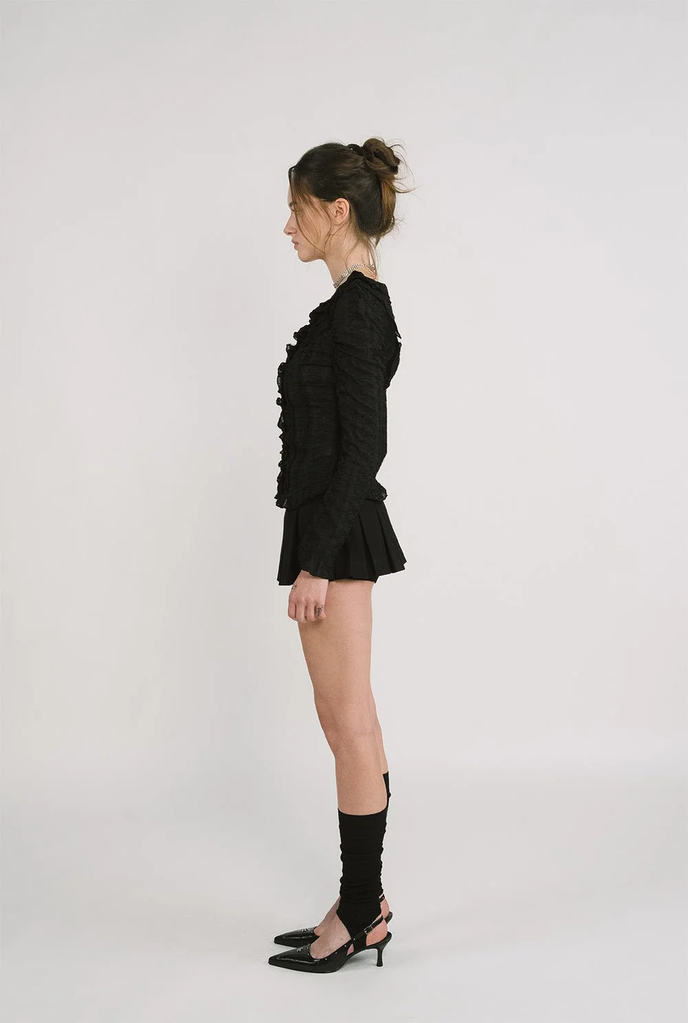 Snow ruffle top - Image 3