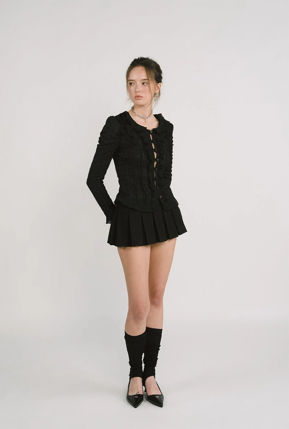 Snow ruffle top - Image 6