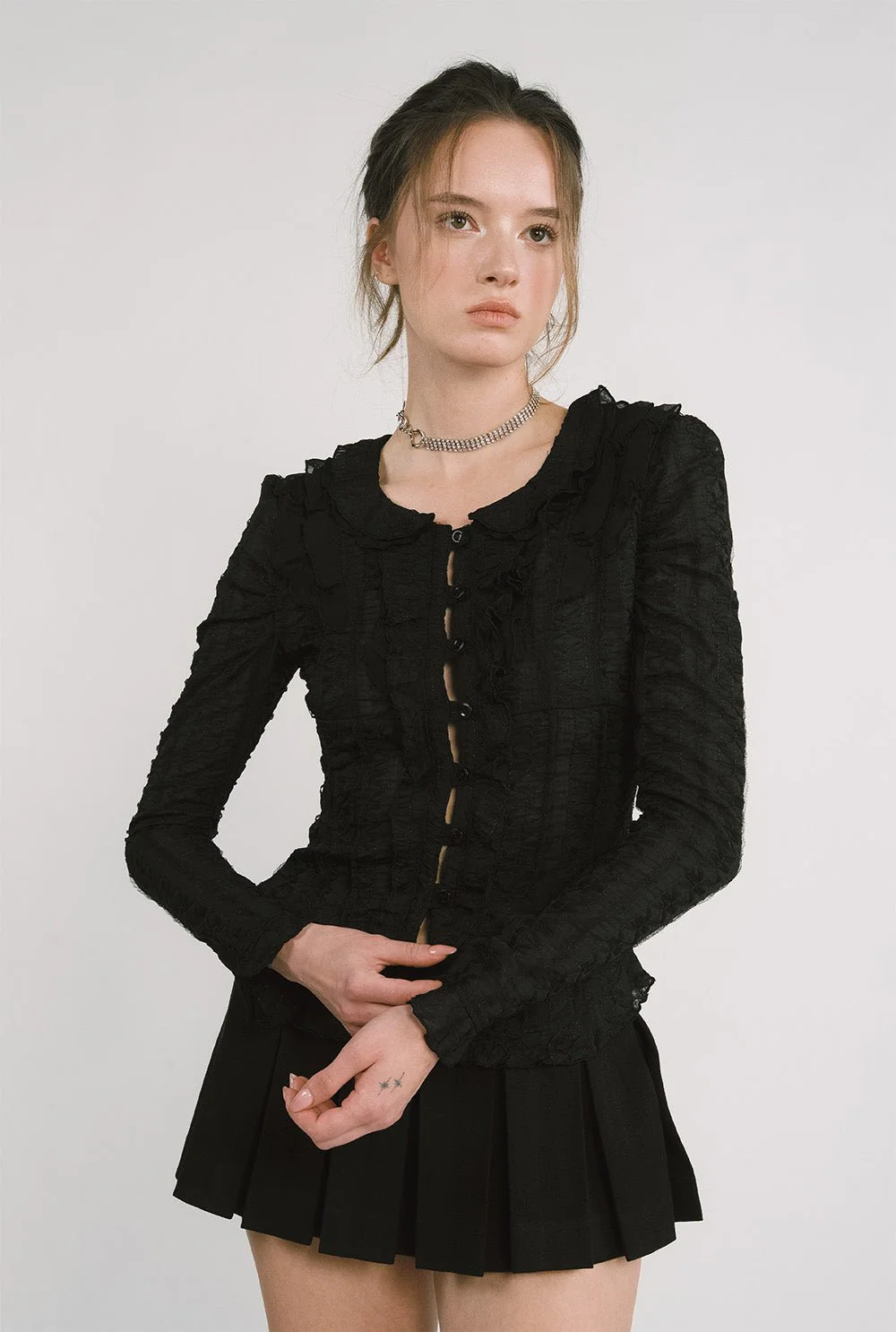 Snow ruffle top - Image 7