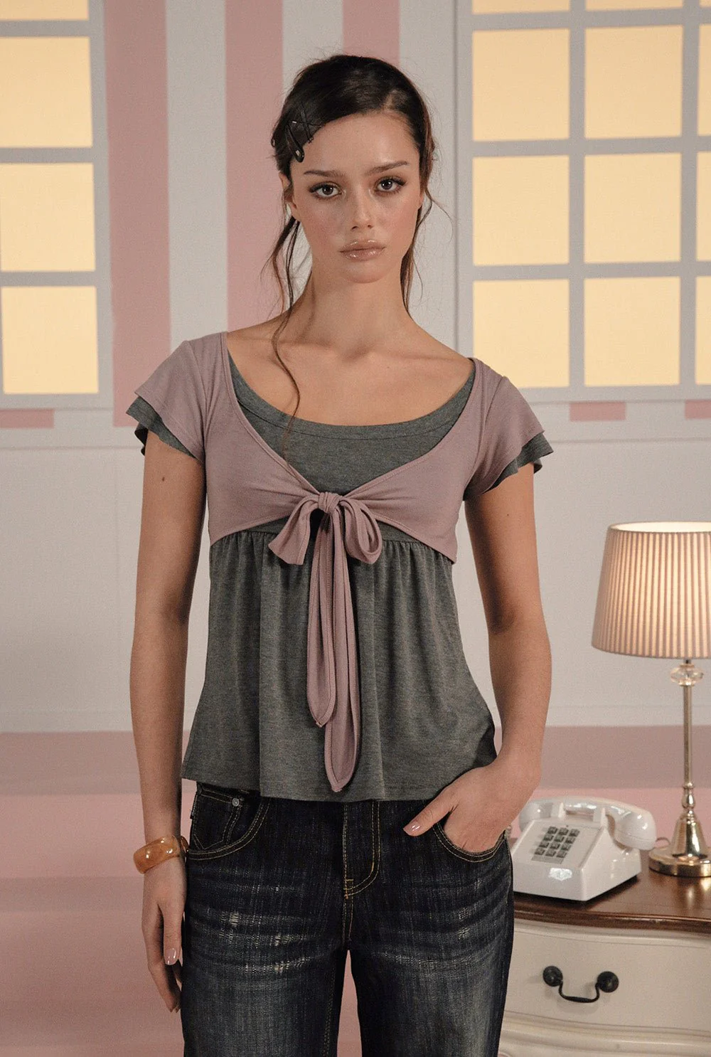 Soft ribbon top - Image 4