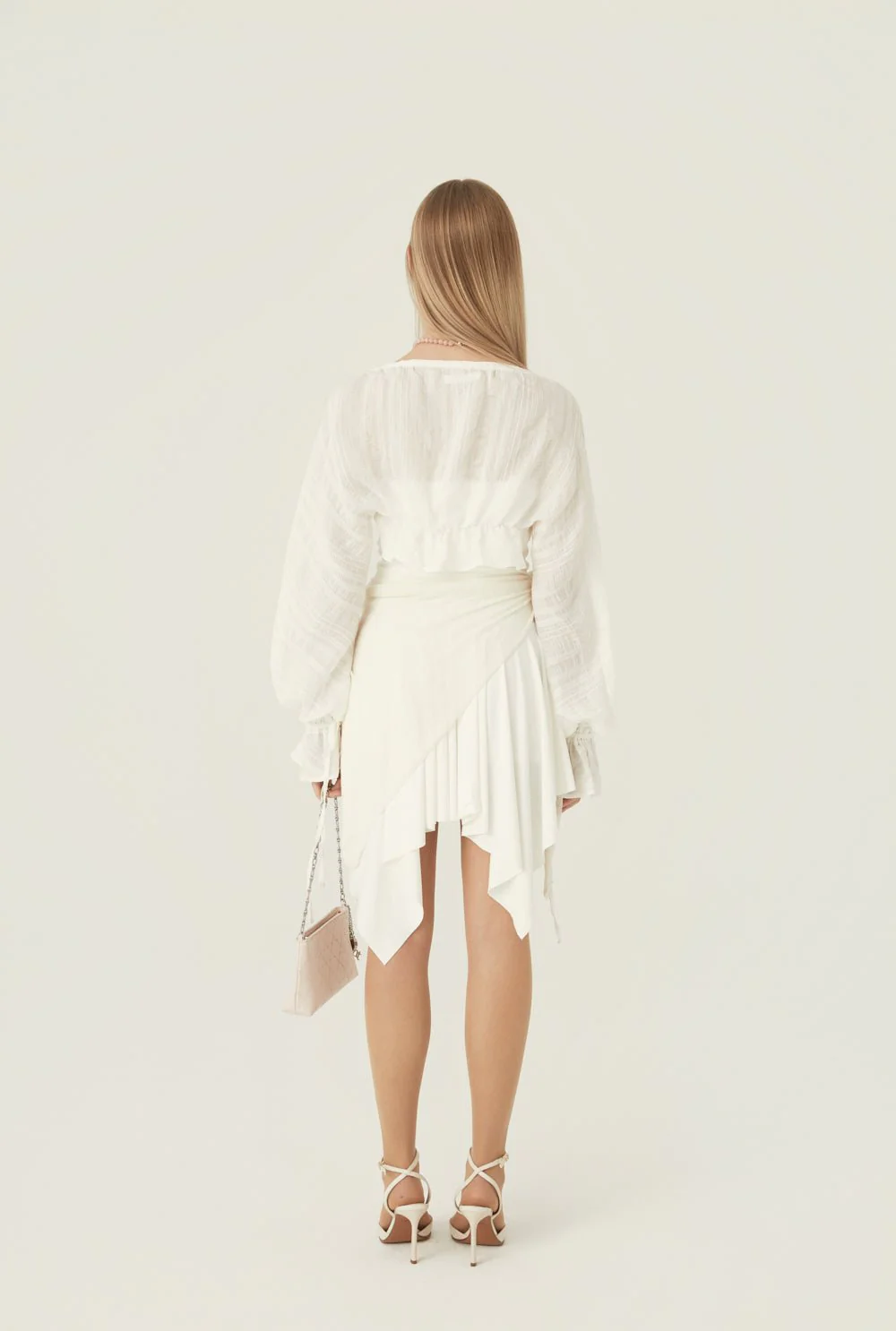 Stretch lace up dress - Image 5