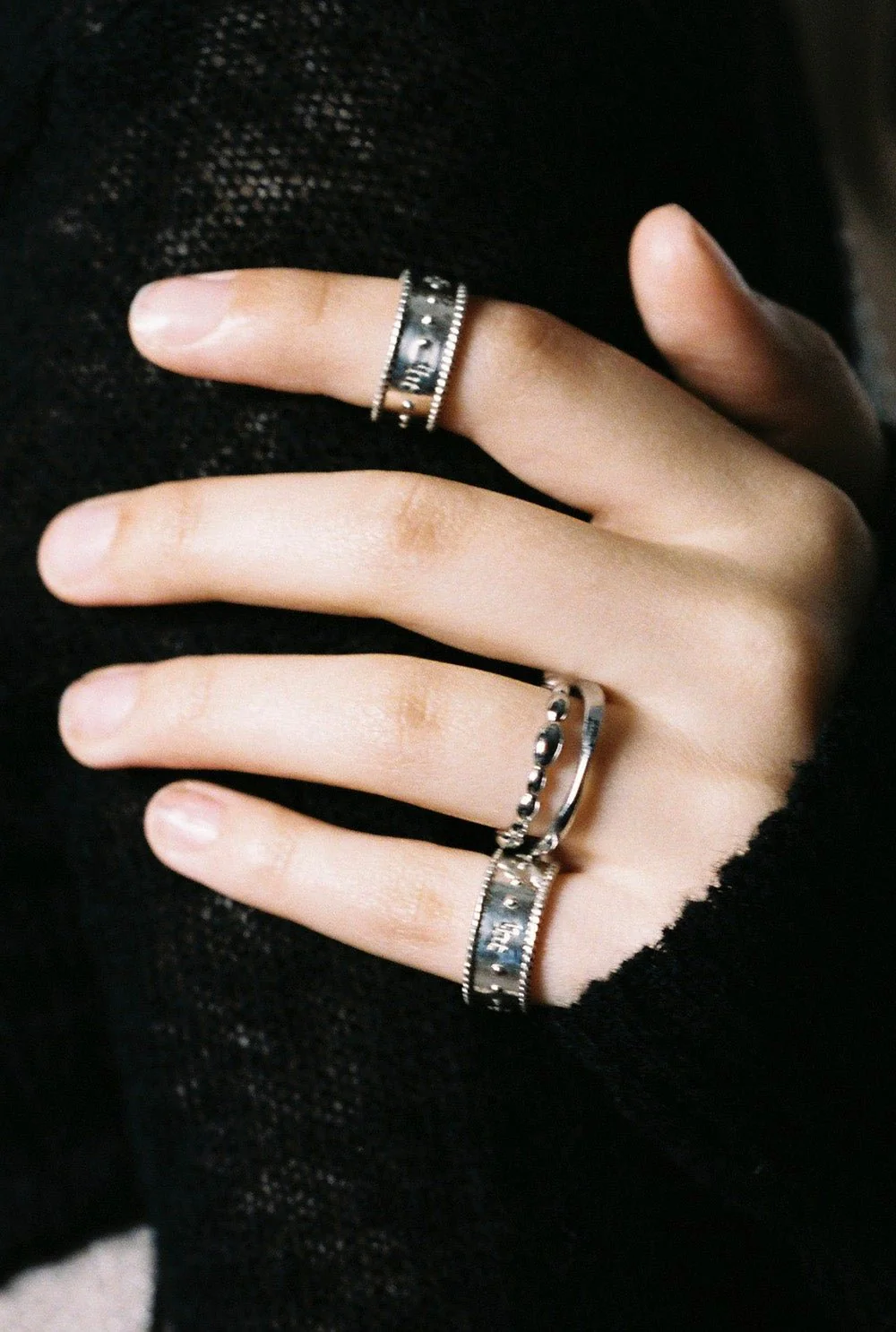 Vintage bead ring - Image 3