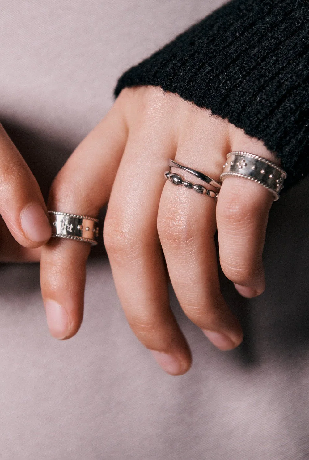 Vintage bead ring - Image 4